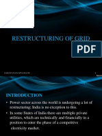 Restructuring of Power Grid Slides