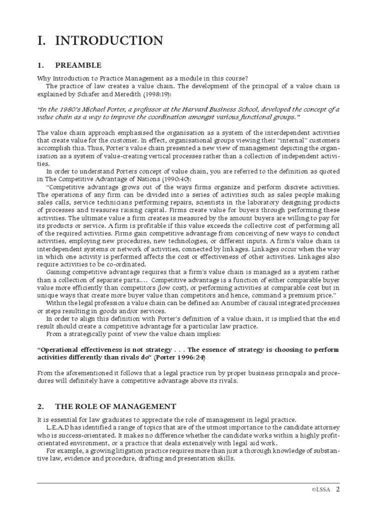 Section 1 - Introduction | PDF | Competitive Advantage | Value Chain