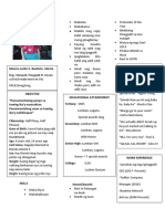 Bautista, Monica Lezlie - Resume BSEd ENGLISH 1