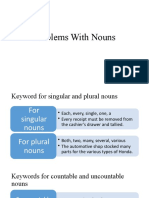 Problems With Nouns