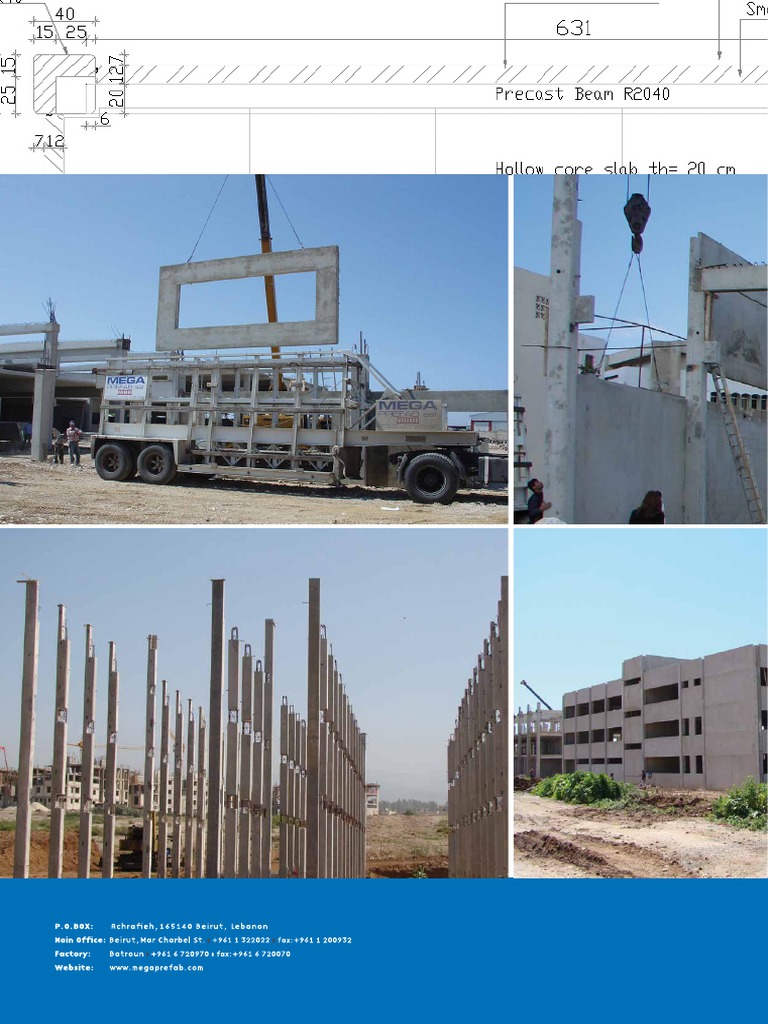 Mega Prefab: Innovative Precast Solutions | PDF | Precast Concrete ...