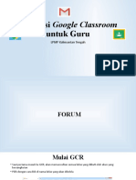 Simulasi Google Classroom