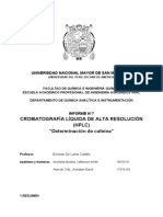 HPLC Informe