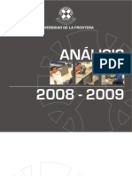 Análisis Anuario 2008-2009