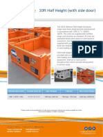 OEG Offshore - 10ft Half Height (With Side Door) - Datasheet