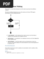 PHP - Decision Making