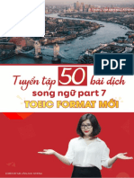 Tuyển tập 50 bài dich song ngữ part 7 TOEIC format moi