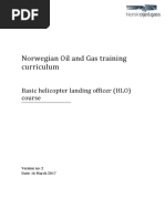 Norwegian Oil and Gas Training Curriculum: Basic Helicopter Landing Officer (HLO) Course