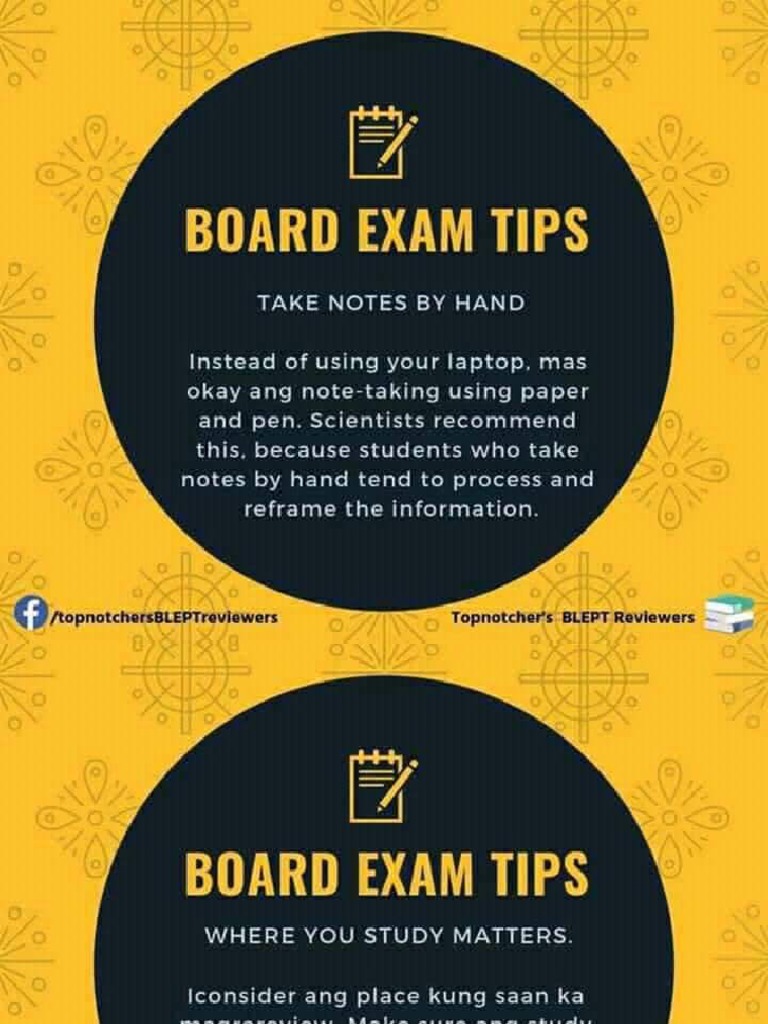 Board Exam Tips PDF | PDF