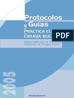 Protocolos y Guías de Práctica Clínica en Cirugía Bucalsociedad Española de Cirugia Oral PDF