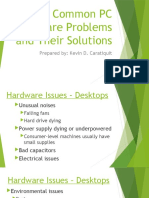 Common PC Hardware Problems and Their Solutions