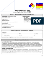 1 Material Safety Data Sheet: Sodium Hydroxide, Flakes MSDS