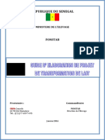 Guide Delaboration de Projet de Transformation de Lait VF PDF