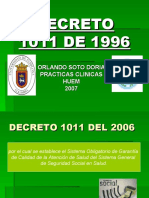 Decreto 1011 de 1996