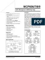 2.5V To 6.0V Micropower CMOS Op Amp: Features