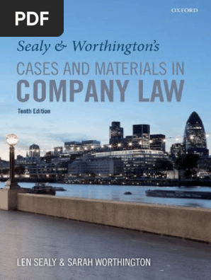 Sealy L Worthington S Cases And Pdf Piercing The Corporate Veil Corporate Law