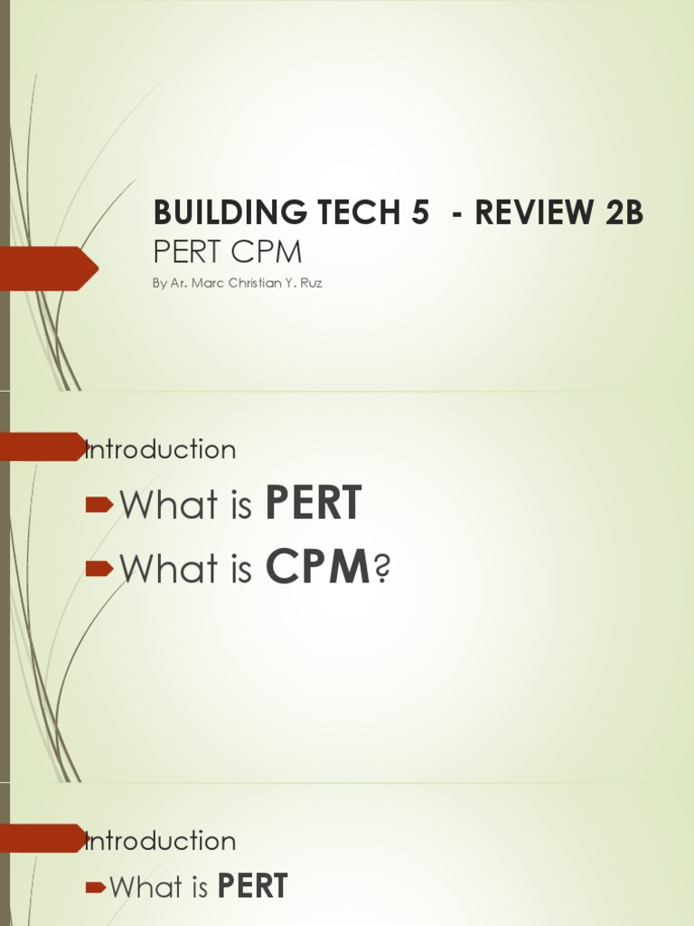 Building Tech 5 Review Part 2B | PDF | Business | Cognition