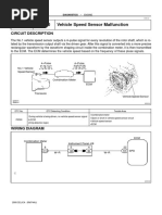 DTC P0500 Vehicle Speed Sensor Malfunction: Circuit Description