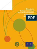 Directorio ONGs Ambientales Venezuela 2010