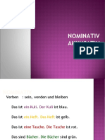Nominativ, Akkusativ & Dativ PDF