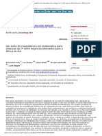 Um Teste de Competência em Matemática para Crianças Da 1 Série Migra Da Alemanha para A África Do Sul