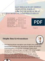 Disiplin Ilmu Kewirausahaan-3 Reguler D-Kelompok 3