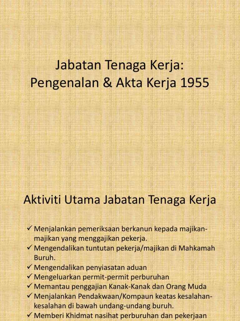 Akta Kerja1955 Pdf