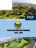 Plan Estratégico Institucional 2018-2020. MUNI LA MOLINA