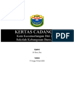 Kertas Kerja Kem Kecemerlangan Diri SK Buso 2020