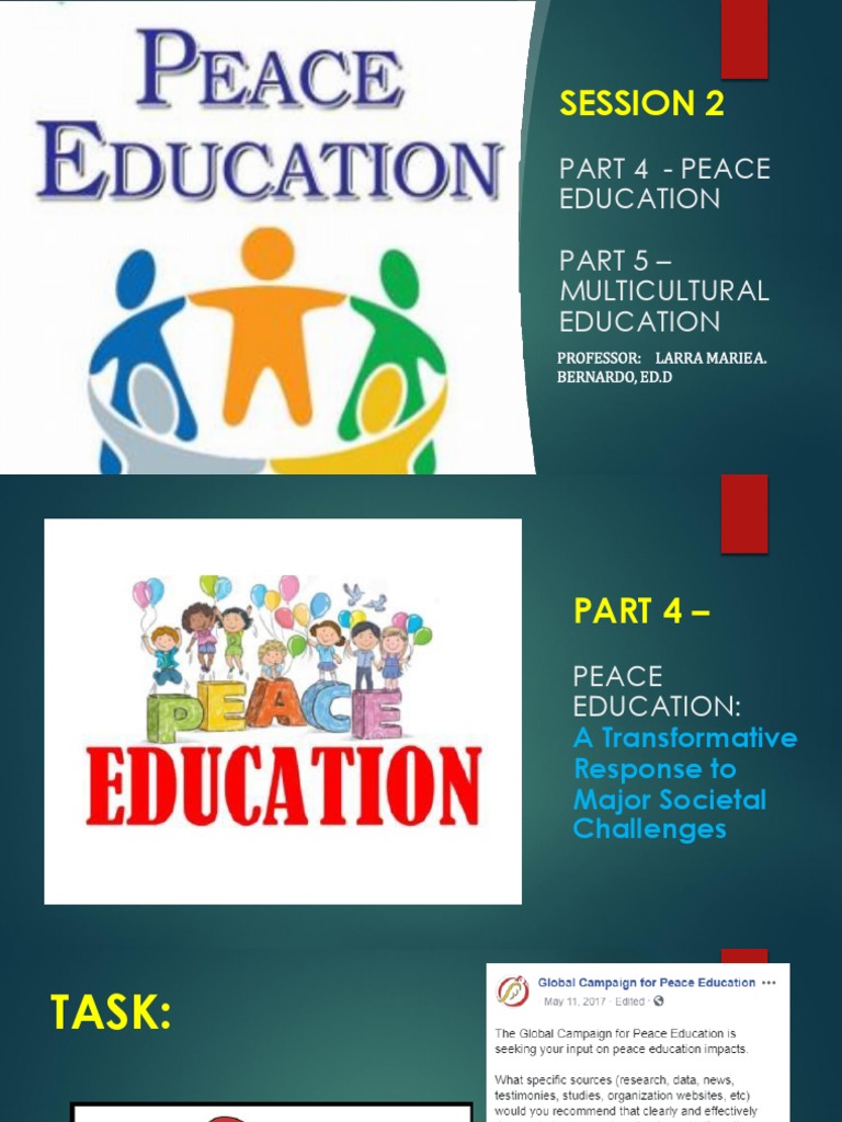 Peace intelligence overview