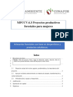 Artesanías forestales con base en desperdicios y productos celulósicos