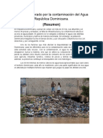 Impacto Generado Por La Contaminación Del Agua República Dominicana