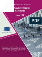 Programme Préviosionnel Des Marchés 2016