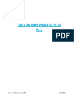 Faqs On BNPL Process in Csi V1.0