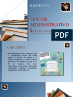 Textos Administrativos Diapositivas Finales