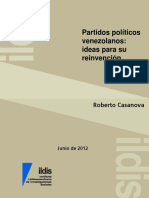 Fundamentos. Partidos Políticos, Partidos Políticos Venezolanos Ideas para Su Reinvención, Roberto Casanova