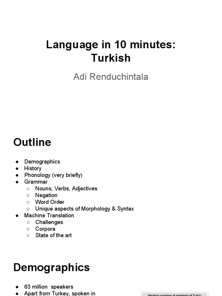 2014 04 17 Turkish PDF | PDF | Language Mechanics | Linguistics