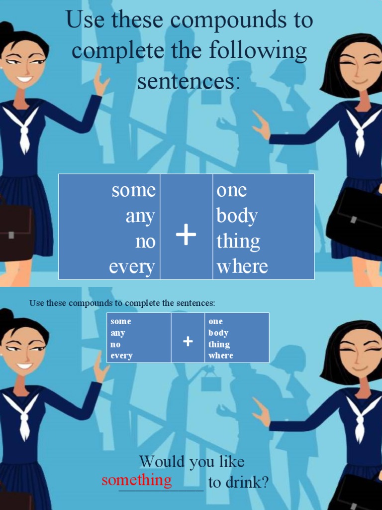 Some Any No Every One Body Thing Where | PDF