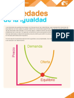 Propiedades de igualdad