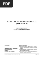 Notes For Electrical Fundamental 2 Rev01 - Vol 3