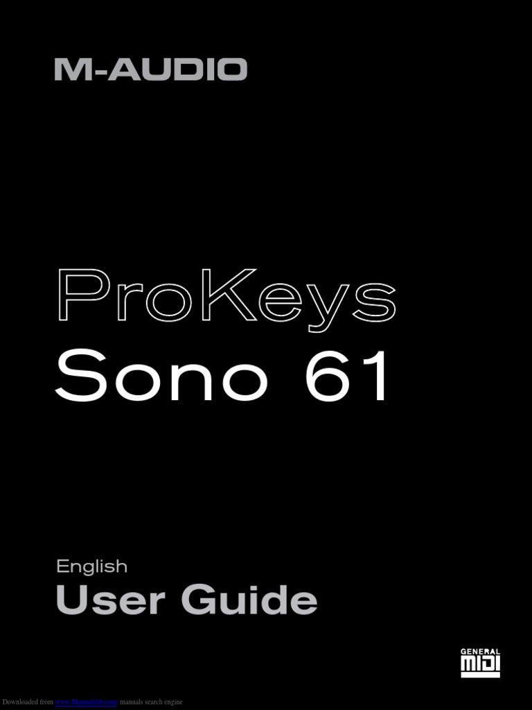 Prokeys Sono 61 PDF Usb Device Driver