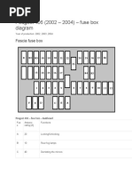 Peugeot 406 (2002 - 2004) - Fuse Box Diagram