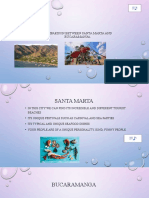 Comparison Between Santa Marta and Bucaramanga