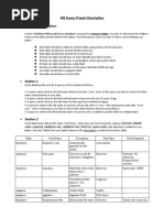 MS Access Project - MIS Course