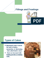 Cakes Fillings and Frostings