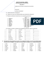 Taller # 1 - Modulo I - Quimica Inorgánica.