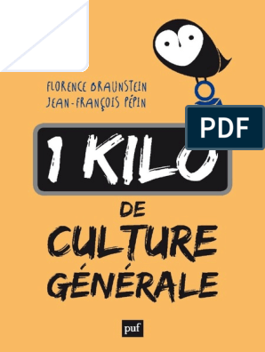 1 Kilo de Culture Générale PDF, PDF, Big Bang