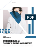 Fashion Business: From Made in Italy To Global Management