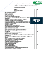 Encuesta Servicio de Biblioteca-Para Diagnostico