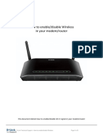 How Do I Enable or Disable Wireless in My Modem PDF